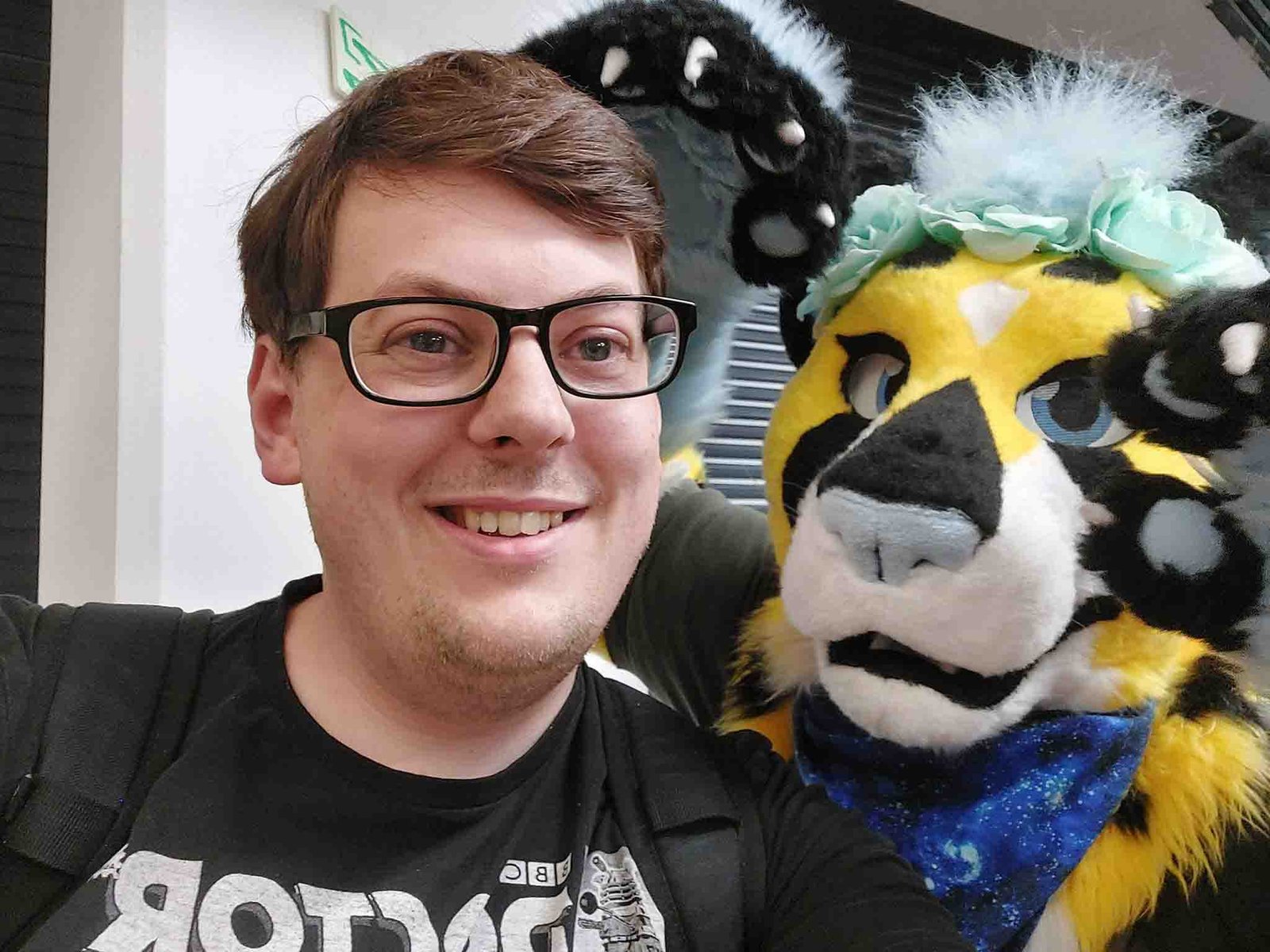 Dan Johnson and cosplay guest